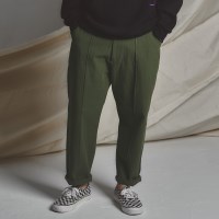 STG pintuck wide pants KHAKI