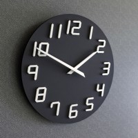 [Banana] 시인성 최고 300 무소음 디지타임 인테리어 벽시계