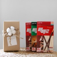 [빼빼로데이 선물]목화 네츄럴 선물 SET(빼빼로3개)