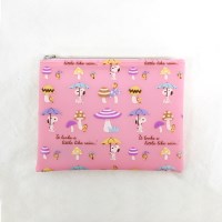 스누피 실리콘 플랫 파우치L