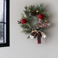 레드 볼 솔방울 X-MAS 리스