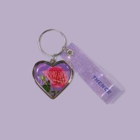HEART STEEL KEY HOLDER_ROSE