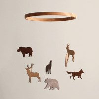 [위크앤드] 원목 동물 모빌