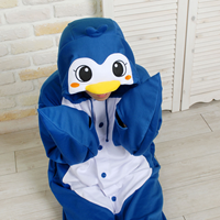 사계절 동물잠옷 펭귄 (블루)