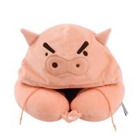 짱구 후드목쿠션 부리부리대마왕