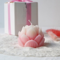 [Pink Blossom Candle] 핑크블러썸 연꽃 밀랍초