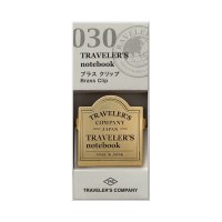 트래블러스노트 BRASS CLIP (TRC LOGO)