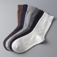1518 신사 무지 양말 5켤레 (6색상)