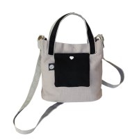 퍼피랑 산책가방(그레이)