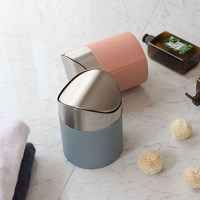 스텐레스 컬러 미니휴지통(10color)