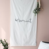 모먼트 자수 가리개커튼 화이트_(2658446)