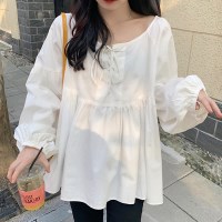 너와나 벌룬 아일렛 리본 블라우스(mbl1312)_(1737670)