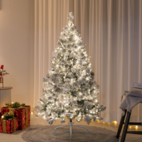 크리스마스 트리 나무 무장식 고급 촘촘 눈쌓인 스노우 120cm