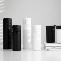 단순생활 보온 보냉 원터치 텀블러 스텐 보온병