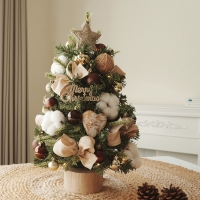 [무료배송]앤티크 골드브라운 파인트리전구풀세트_(685152)