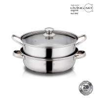 [디오바코] 럭스 IH 스텐 단층찜솥 28cm