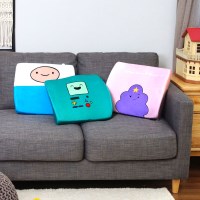 어드벤처타임 럼피 극세사 메모리폼 등쿠션 35x31_(1230883)