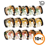 (10+2) 다즐샵 식단관리 도시락 15종 10팩+2팩