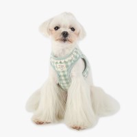 하트 체크 하네스 (민트)