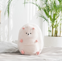 심리 완화 기능 감정인형 화이트 마봉이 [고슴도치 40cm]