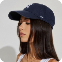 47브랜드 MLB모자  양키즈 네이비 화이트빅로고