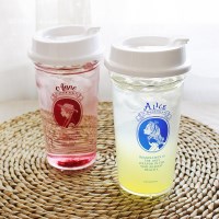 세계문학 투명 리유저블 텀블러