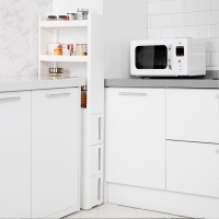 이동식 틈새 6단 선반 서랍장 17cm