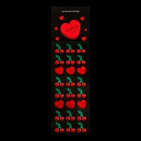 체리 홀로그램 스티커