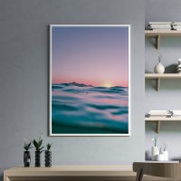 선셋 바다 그림 액자 인테리어 포스터