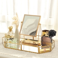앤틱 골드프레임 화장대거울 책상 테이블 탁상 거울 2type