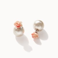 제이로렌 0M01913 산호 투웨이 진주 귀걸이_(1033963)