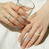 pastel ring 4set