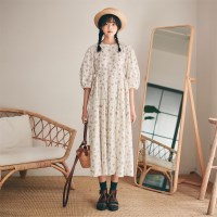 베르 플로랄 린넨 원피스