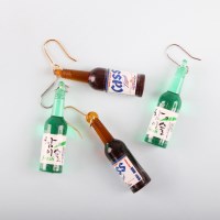 소주 & 맥주 인싸 귀걸이 [쓸데없는선물 미니어처 귀걸이]