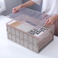 폴딩 다용도 정리함 접이식 반투명 수납함_(2822918)