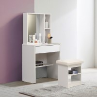 큐스 수납 화장대 세트 + 의자 600