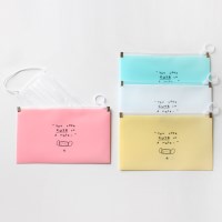 마스크보관 파우치 케이스 파스텔 4color [마스크 지퍼백 보관함]
