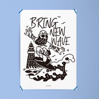 브링 뉴웨이브 M 유니크 인테리어 디자인 포스터