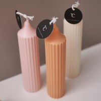 스트라이프 돔캔들 / 오브제 캔들