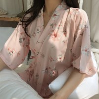 레이온 유카타 홈웨어 여름 잠옷