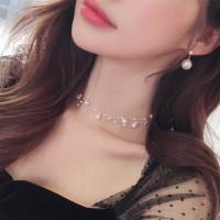 템포러리 세줄진주목걸이 (19N848)