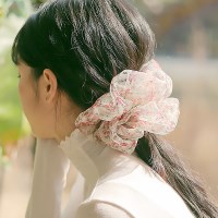 시스루 플라워 곱창밴드 (20H013) [5color]