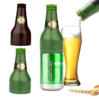 맥주병 모양 맥주 디스펜서 휴대용 거품기_(243970)