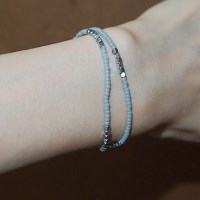 gray_violet_br 그레이바이올렛 비즈팔찌