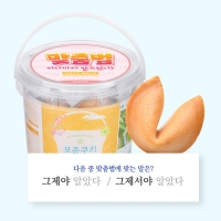 포춘쿠키 패밀리팩 맞춤법