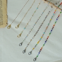 비즈 마스크 목걸이 스트랩 줄 7type [갓샵 체인 써지컬 마스크걸이]