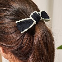 핸드메이드 샤샤눈꽃 매듭 자동핀 (20H218)