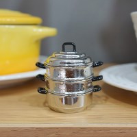 3단 찜기 미니어처