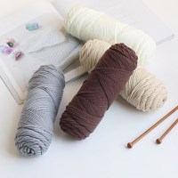 양모 베이직 뜨개 털실 (4colors)_(2067622)