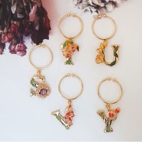 ollia 와인 네임텍 알파벳 STUVY